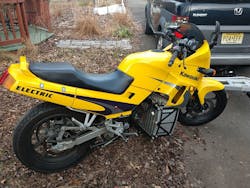 The eNinja just after it arrived at the house. The eNinja just after it arrived at the house.