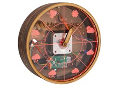 3. The Weather Clock’s hands point to current meteorological conditions. 3. The Weather Clock’s hands point to current meteorological conditions.