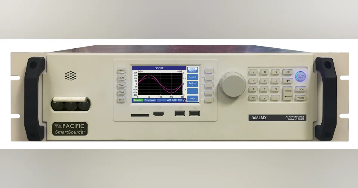 Power Source Program Programmable linear AC power sources | Electronic Design