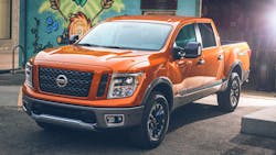 The Nissan TITAN full-size pickup underwent an extensive redesign for the 2020 model year. The new TITAN features substantial powertrain updates and unique styling for different trim levels. TITAN now also offers standard Nissan Safety Shield 360 across all grade levels. The Nissan TITAN full-size pickup underwent an extensive redesign for the 2020 model year. The new TITAN features substantial powertrain updates and unique styling for different trim levels. TITAN now also offers standard Nissan Safety Shield 360 across all grade levels.
