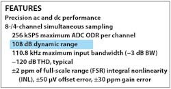 1. Front page of one of ADI’s ADC datasheets for the AD7768/AD7768-4. 1. Front page of one of ADI’s ADC datasheets for the AD7768/AD7768-4.
