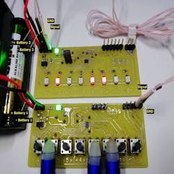 18. This is a complete “Transmitter_533 – Receiver_533” system (Input Signal from Buttons is 01001100). 18. This is a complete “Transmitter_533 – Receiver_533” system (Input Signal from Buttons is 01001100).