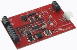 6. The BQ33100EVM-001 is an evaluation board for the Texas Instruments BQ33100 series of supercap balancing chips. (Courtesy of Texas Instruments) 6. The BQ33100EVM-001 is an evaluation board for the Texas Instruments BQ33100 series of supercap balancing chips. (Courtesy of Texas Instruments)