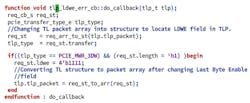 2. Populating the do_callback method. &ldquo;tlp&rdquo; is the instance of the TLP sequence item.