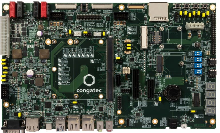 2. The evaluation carrier board comes with a rich feature set designed to make it easier for developers to test new processors and applications.