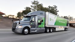 TuSimple plans to begin building a driver-less autonomous truck freight network at the end of the year.