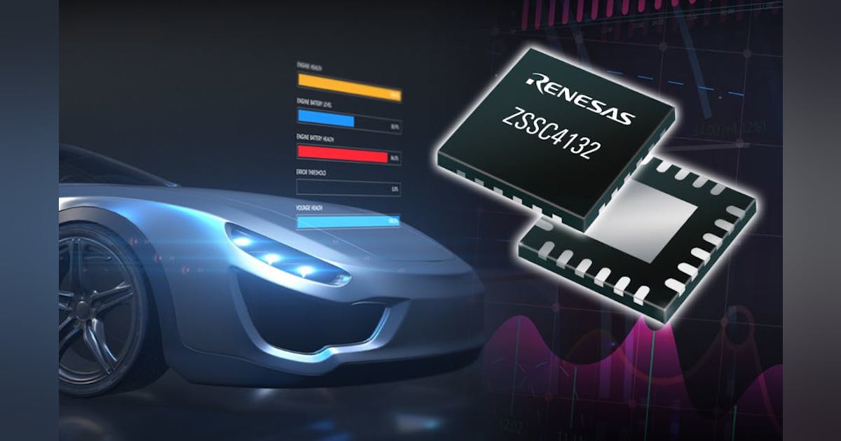 Renesas Unveils Integrated LIN Interface Sensor Signal Conditioner to ...
