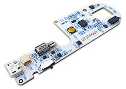 6. Shown is the PCBA inside the social-distance tag under development by TDK Chirp Microsystems. 6. Shown is the PCBA inside the social-distance tag under development by TDK Chirp Microsystems.