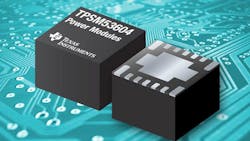 1. Thanks to its HotRod QFN packaging, TI&rsquo;s TPSM53604 power module can achieve high power density without sacrificing performance.