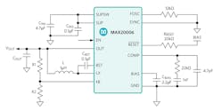 6. A high-current and high-voltage buck converter.
