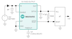 8. Ultra-low quiescent current and wide input voltage LDO.