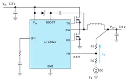 2. The circuit is modified to generate output voltages of less than 0.6 V. 2. The circuit is modified to generate output voltages of less than 0.6 V.