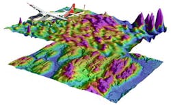 3. The objective of the first stage of the project is to collect high-resolution magnetic-field anomaly raw data that can be used to create an accurate 3D map. (Source: Air Force Institute of Technology) 3. The objective of the first stage of the project is to collect high-resolution magnetic-field anomaly raw data that can be used to create an accurate 3D map. (Source: Air Force Institute of Technology)