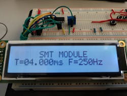 1. This is the board that was used with the 16F1619 PIC microcontroller to measure the period and frequency. 1. This is the board that was used with the 16F1619 PIC microcontroller to measure the period and frequency.