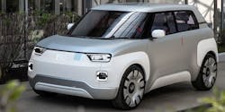 Shown is Fiat’s EV concept car, the Centoventi. (Photo: Fiat) Shown is Fiat’s EV concept car, the Centoventi. (Photo: Fiat)
