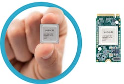 1. Hailo&rsquo;s Hailo-8 machine-learning accelerator chip fits onto an M.2 or Mini-PCIe board.