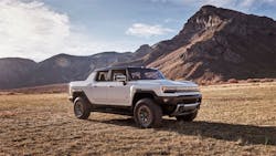 The 2022 GMC HUMMER EV is the first full-electric vehicle in GMC’s portfolio and will get its energy from GM’s Ultium batteries. The 2022 GMC HUMMER EV is the first full-electric vehicle in GMC’s portfolio and will get its energy from GM’s Ultium batteries.
