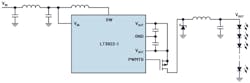 3. Here’s an example circuit for an LED driver optimized for minimal emissions and the best EMC behavior. 3. Here’s an example circuit for an LED driver optimized for minimal emissions and the best EMC behavior.