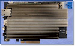 2. The Leda-G board incorporates a 400-MHz Gemini APU and an FPGA. 2. The Leda-G board incorporates a 400-MHz Gemini APU and an FPGA.