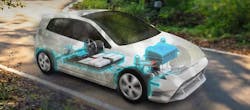 TI’s integrated GaN solution can help hybrid-electric and electric vehicles charge faster and drive farther. (Source: TI) TI’s integrated GaN solution can help hybrid-electric and electric vehicles charge faster and drive farther. (Source: TI)