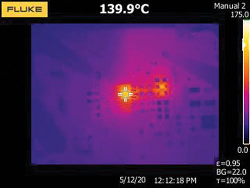 12. Competitor 1 thermal image.