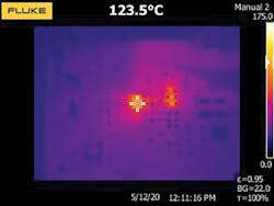 13. Competitor 2 thermal image. 13. Competitor 2 thermal image.