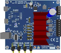 3. The associated TAS6424MSQ1EVM evaluation board works connects to a PC via a USB port, and is exercised using the TI PurePath Control Console 3 tool.