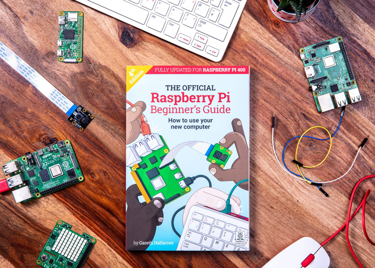 2. The Raspberry Pi 400 comes with the Raspberry Pi Beginner&rsquo;s Guide.