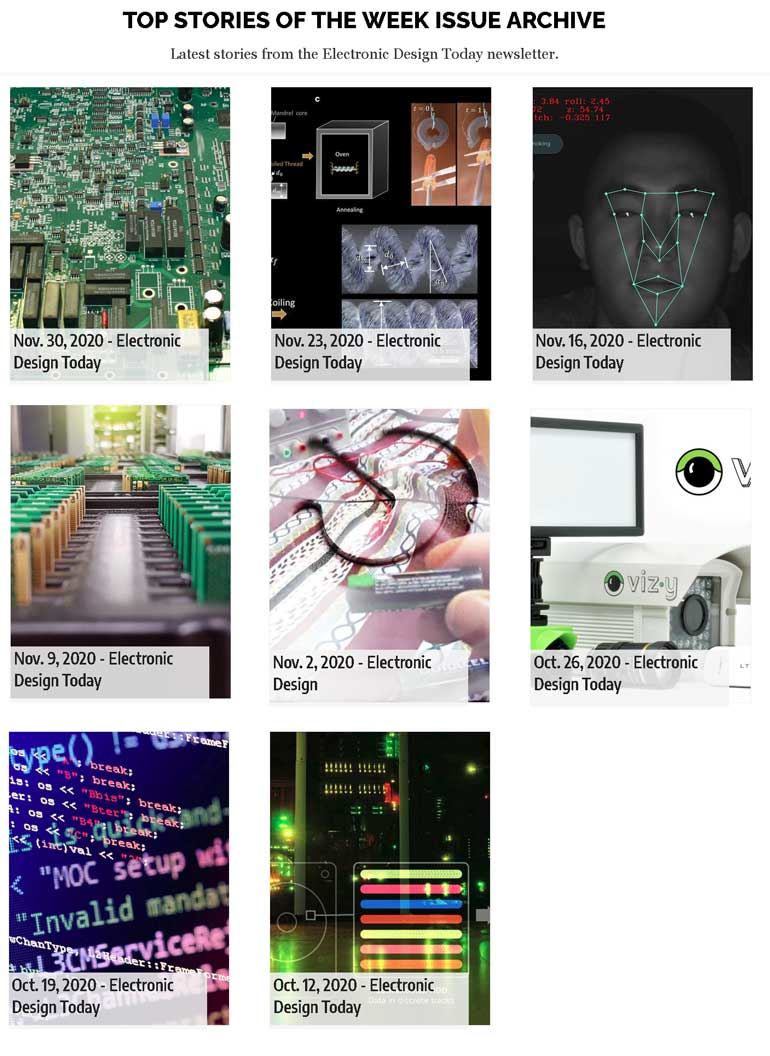 3. Digital editions of our online magazines provide a weekly glimpse of the best articles of the week.