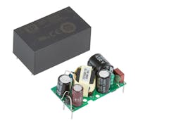 2. The 3-W VCE03 series from XP Power meets EN 62368 and EN 60335 standards.