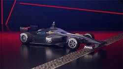 Specially modified Dallara IL-15 race cars will utilize radar, LiDAR, GPS, and cameras to navigate the Indy race track.