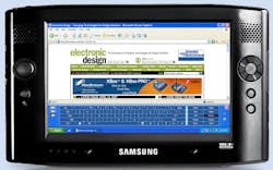 2. The Samsung Q1B was one of a group of ultramobile PCs that were available back in 2007. 2. The Samsung Q1B was one of a group of ultramobile PCs that were available back in 2007.
