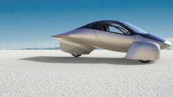 The Aptera is a highly optimized transportation system with looks that only an engineer (or a pilot) could love. (Credit: Creative Commons) The Aptera is a highly optimized transportation system with looks that only an engineer (or a pilot) could love. (Credit: Creative Commons)