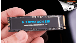 2. Impossible Technology&rsquo;s 300-TB M.2 WOM SSD reaches speeds of 95.69 Gtransfers/s.