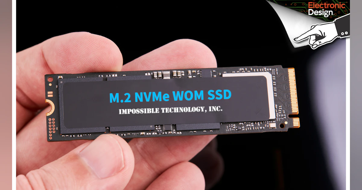 M 2 NVMe Write Only Memory SSD Arrives On April 1st Electronic Design M 2 nvme write only memory ssd arrives on april 1st electronic design
