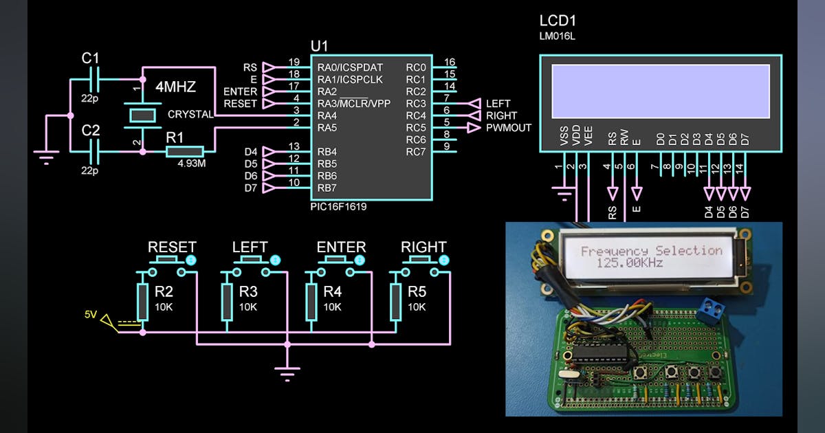 Microcontroller Delivers HighPrecision Frequencies Circuit Diagram