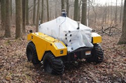 4. ARL is advancing its knowledge of ground-based robotics systems at its Aberdeen Proving Ground, pushing the limits of AI processing to adapt to difficult terrain. (Courtesy of the U.S. Army Research Laboratory)