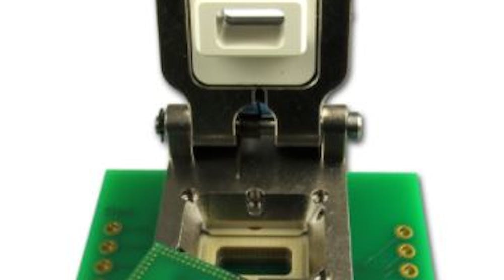 Spring-Pin Socket for LGA104 Touts Temperature & Electrical Performance ...