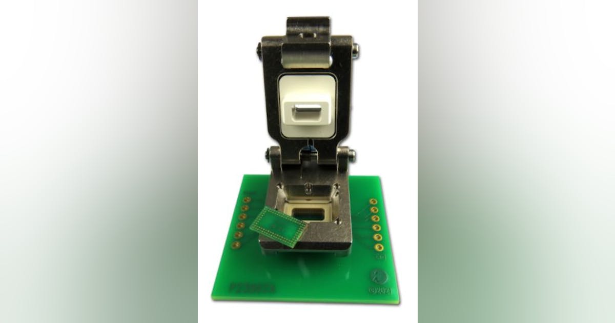 Spring-Pin Socket for LGA104 Touts Temperature & Electrical Performance ...