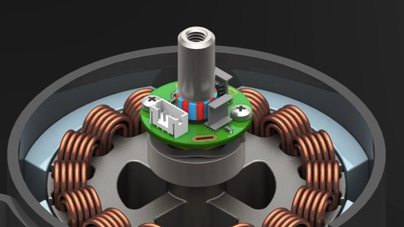 1 Zweikanaliger Hall Effect Encoder Motor Wheel