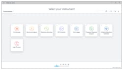3. Use of the Moku:Go usually begins at the instrument setup screen, where the user selects the desired instrumentation functions. 3. Use of the Moku:Go usually begins at the instrument setup screen, where the user selects the desired instrumentation functions.