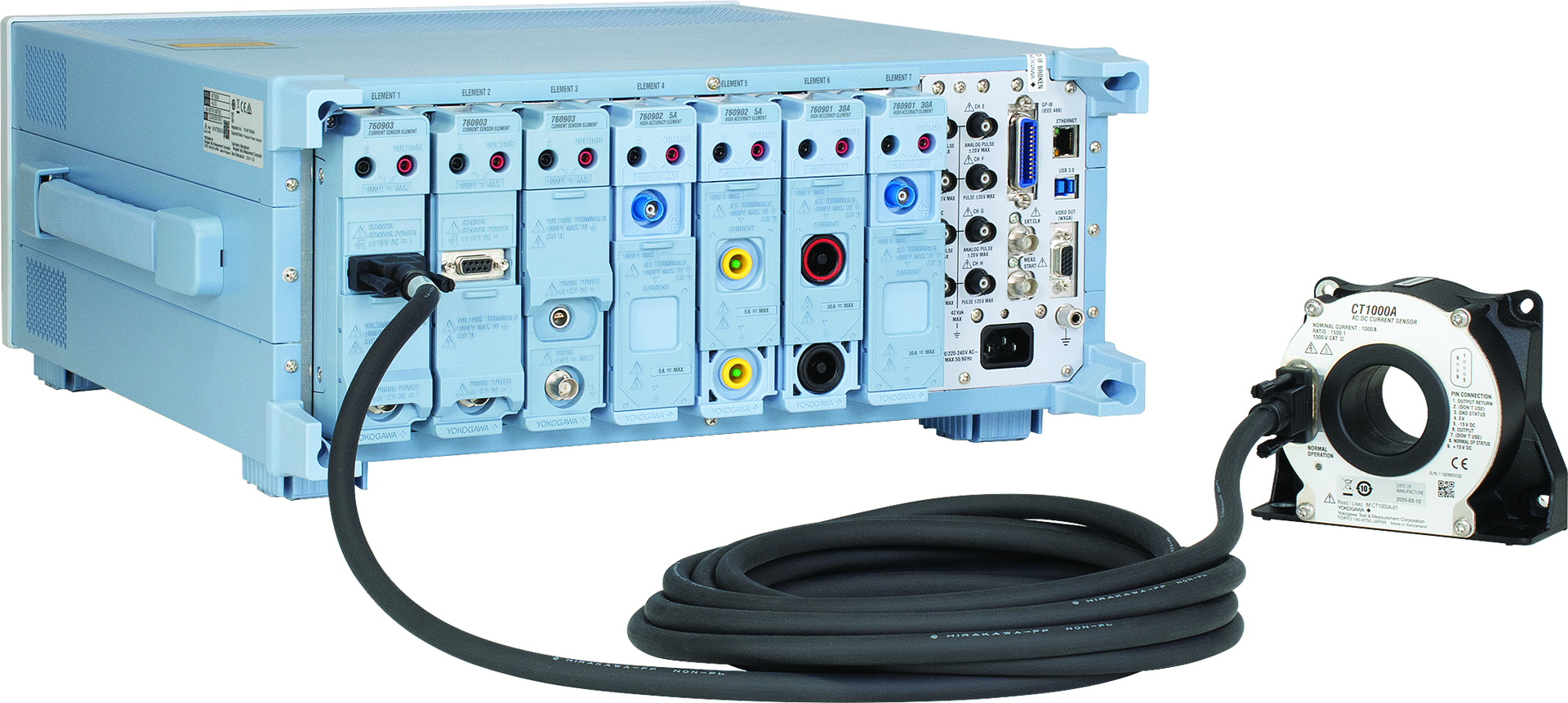 The Yokogawa Wt5000 With Built In Dc Power Supply, Enables Easy Wiring With Reliable High Precision, Large Current Measurements