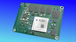 1. The Kria system-on-module contains a Xilinx Zynq UltraScale+ MPSoC. 1. The Kria system-on-module contains a Xilinx Zynq UltraScale+ MPSoC.