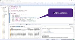 2. Examples of MISRA findings detected by a static-code-analysis tool. 2. Examples of MISRA findings detected by a static-code-analysis tool.