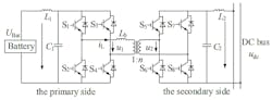 2. This figure illustrates the topology of a DAB converter. 2. This figure illustrates the topology of a DAB converter.