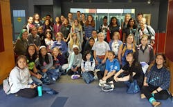 1. Girls Inc. of the Pacific Northwest tours the Tektronix campus in Beaverton, Ore. with members of Tektronix’s Women in Technology group. 1. Girls Inc. of the Pacific Northwest tours the Tektronix campus in Beaverton, Ore. with members of Tektronix’s Women in Technology group.