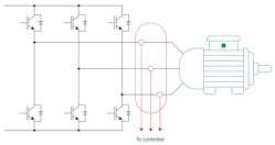 3. Measuring current in-line to a motor is a typical application for Hall-effect current sensors.