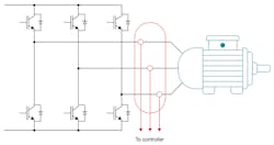 3. Measuring current in-line to a motor is a typical application for Hall-effect current sensors. 3. Measuring current in-line to a motor is a typical application for Hall-effect current sensors.