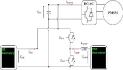 5. The electric powertrain used in this type of vehicle consists of an electric machine that provides the propulsion and a rechargeable battery or fuel cells used as a main energy source. The design combines two sources: a high-energy-density battery and an ultra-high power-density device based on a UHP battery (Source: Reference 4) 5. The electric powertrain used in this type of vehicle consists of an electric machine that provides the propulsion and a rechargeable battery or fuel cells used as a main energy source. The design combines two sources: a high-energy-density battery and an ultra-high power-density device based on a UHP battery (Source: Reference 4)