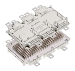 Infineon’s HybridPACK Drive now features the company’s CoolSiC MOSFET technology. Infineon’s HybridPACK Drive now features the company’s CoolSiC MOSFET technology.